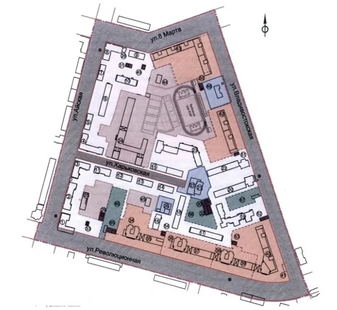 Жилой комплекс, состоящий из 6 многоэтажных зданий и двух детских садов, возведут в центре Уфы